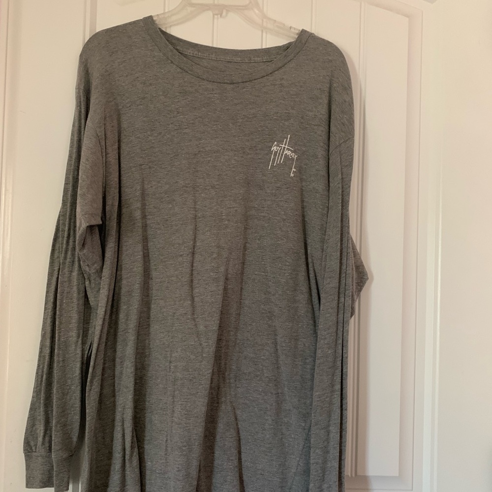 Grey long sleeve Guy Harvey shirt